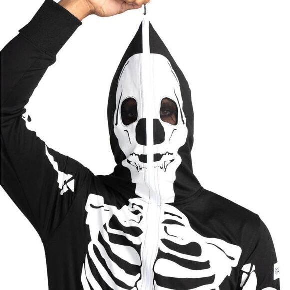 Tipsy Elves Skeleton Jumpsuit size small - Picture 5 of 14